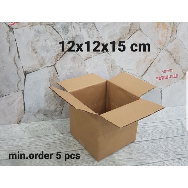 

Kardus Box uk 12x12x15 cm Karton packing polos baru ST