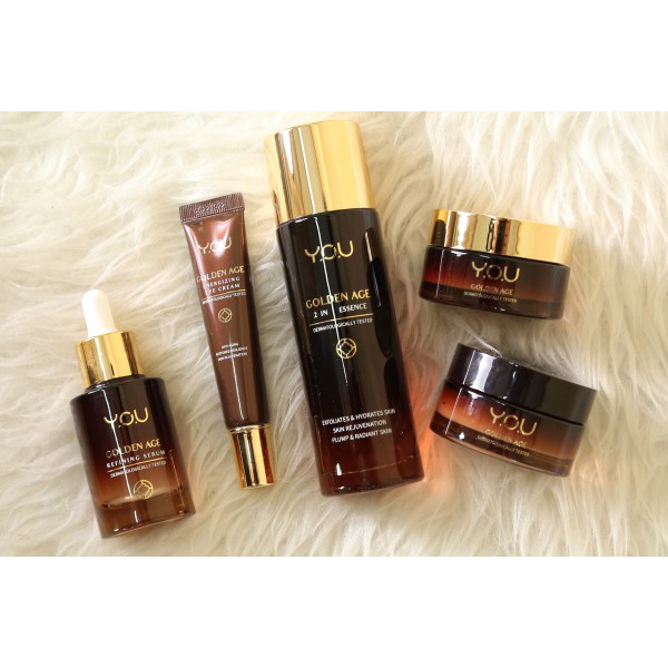 Golden Age Deep Cleansing Facial Wash 100gr l Refining Serum 20ml by Y.O.U