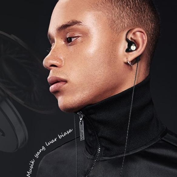 TACOO In-Ear Earphone Earbuds Hi-Fi Deep Bass Braided Cable with Mic