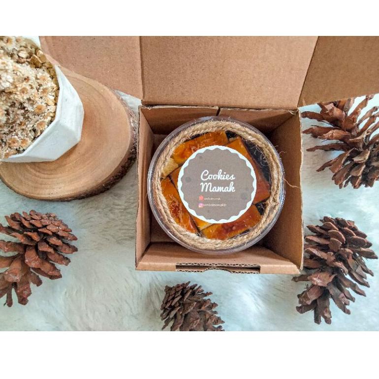

☉ COOKIES BOX ISI 1 / HAMPERS COOKIES, FREE KARTU UCAPAN ㊊