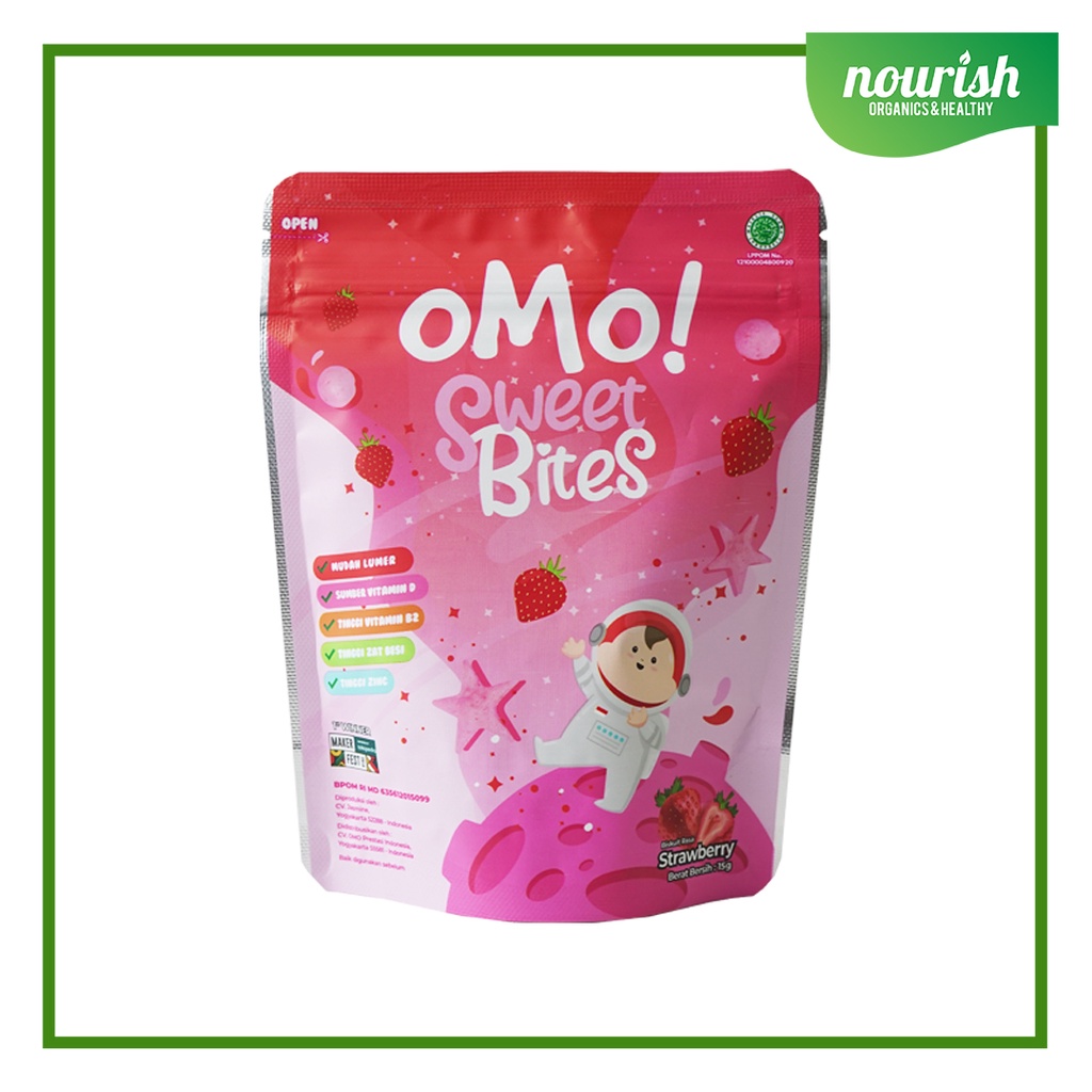 OMO ! OMO Sweet Bites - Omo Healthy Snack Sehat Bayi Anak 15g