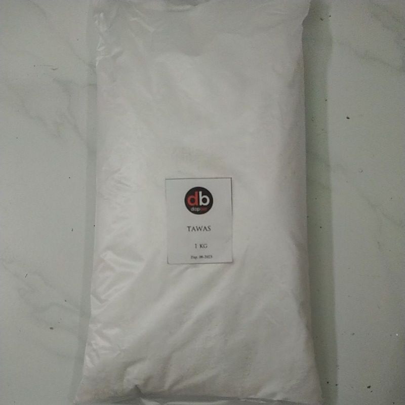 

Tawa Bubuk 1kg | Aluminium Sulfat | penjernih Air | menghilangkan Bau Badan