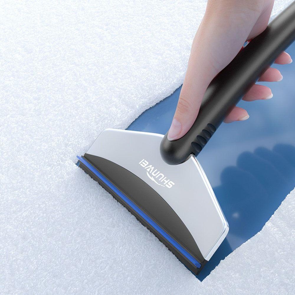 LANFY Ice Scraper Stainless Steel Snow Removal Cleaning Sikat Kaca Pembersih Alat Pembersih Kerak Kaca Defrosting