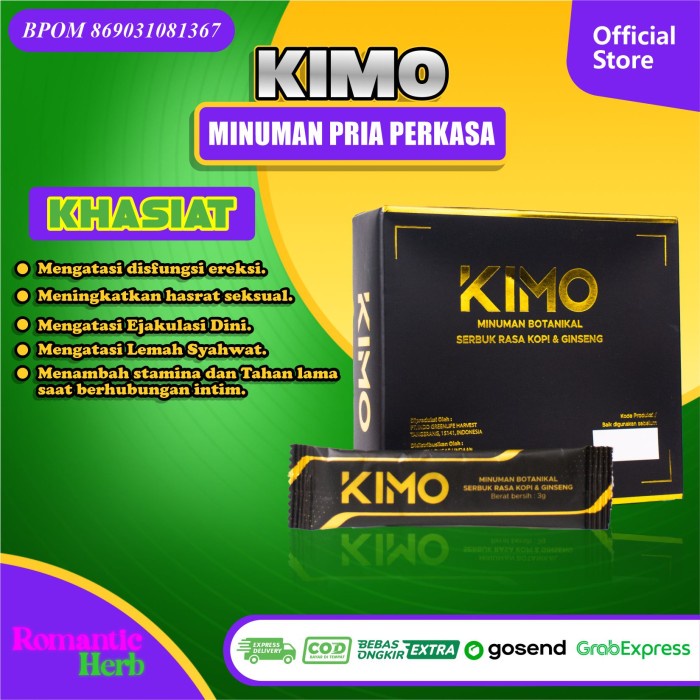 Kimo BPOM Minuman Stamina Pria Herbal Penyubur Sperma Ampuh Tahan Lama