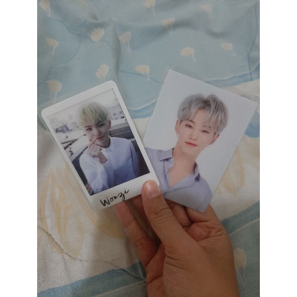 Pc photocard all alone al1 woozi seventeen