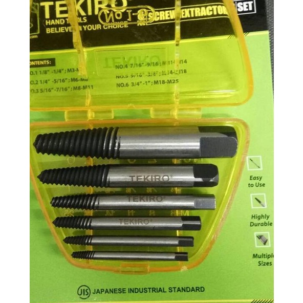 Tap Balik Set Tekiro ' Tap Pembuka Baut Patah Tekiro