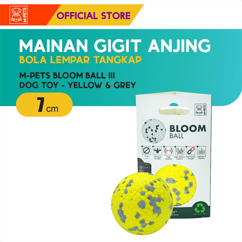 M-Pets Bloom Ball Burned Series / Mainan Anjing Lempar Tangkap