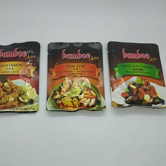

ヮ Bumbu Bamboe Saus Lemon , Tom Yum , Lada Hitam , Bulgogi , Asam Manis 60gr ㅋ