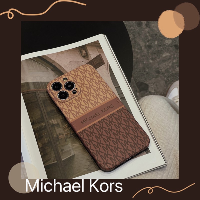 Luxury IMD Case HP iP iPhone X Xr Xs Max14 Plus+Apple11 12 13 Pro Max Sarung Silikon Wanita Casing HP Michael Kors MK Fashion Brand