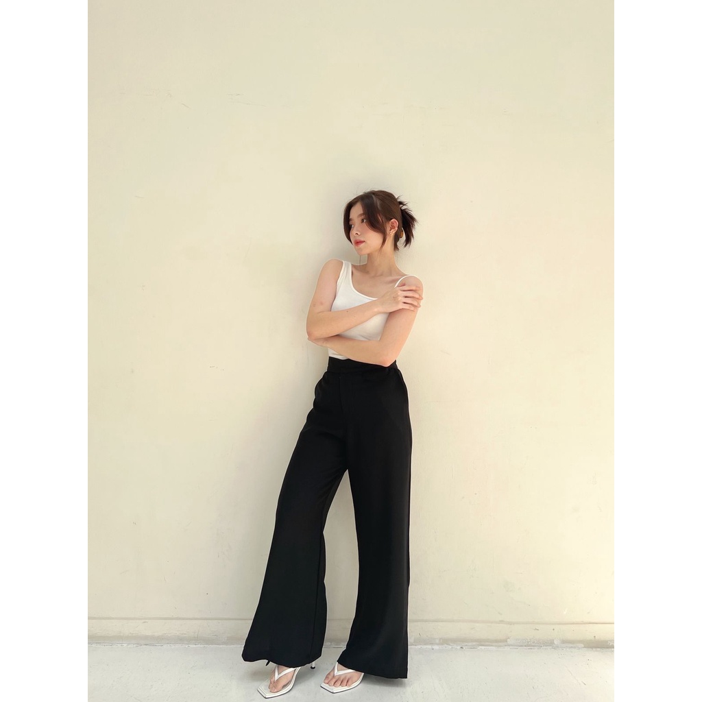 POTTIE - Poppy Cullotes Pants - Long Culottes High Waist