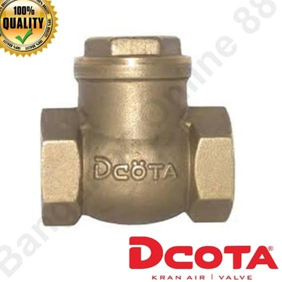 Check Valve 1/2" inch Kuningan Tabok Klep Swing 1/2" in Dcota Original
