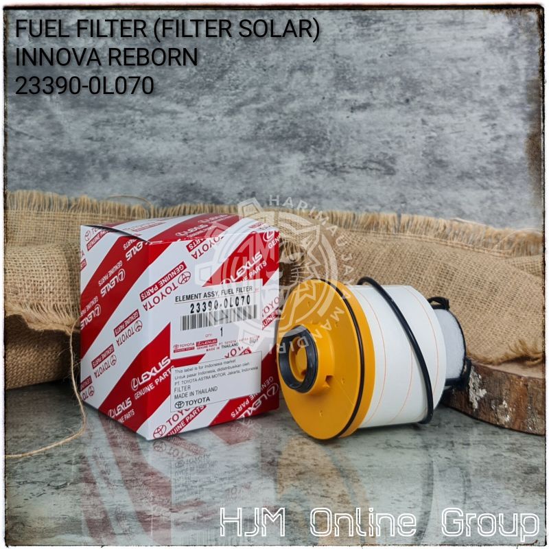 FUEL FILTER UPP - FILTER SOLAR ATAS INNOVA REBORN / VENTURER / FORTUNER VRZ / HILUX REVO