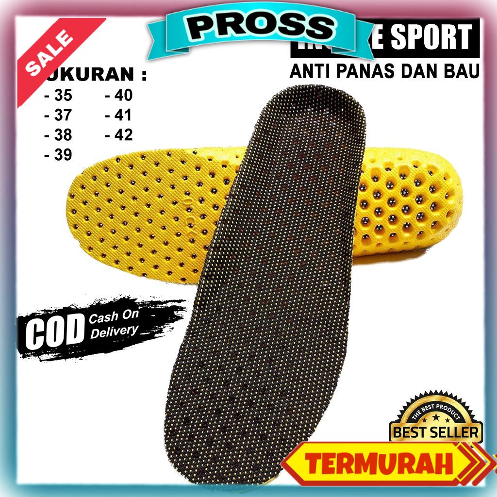 Alas Dalam Sepatu Anti Panas dan Bau Motif Sarang Lebah Insole Sport Sneakers Sol Sepatu Olahraga