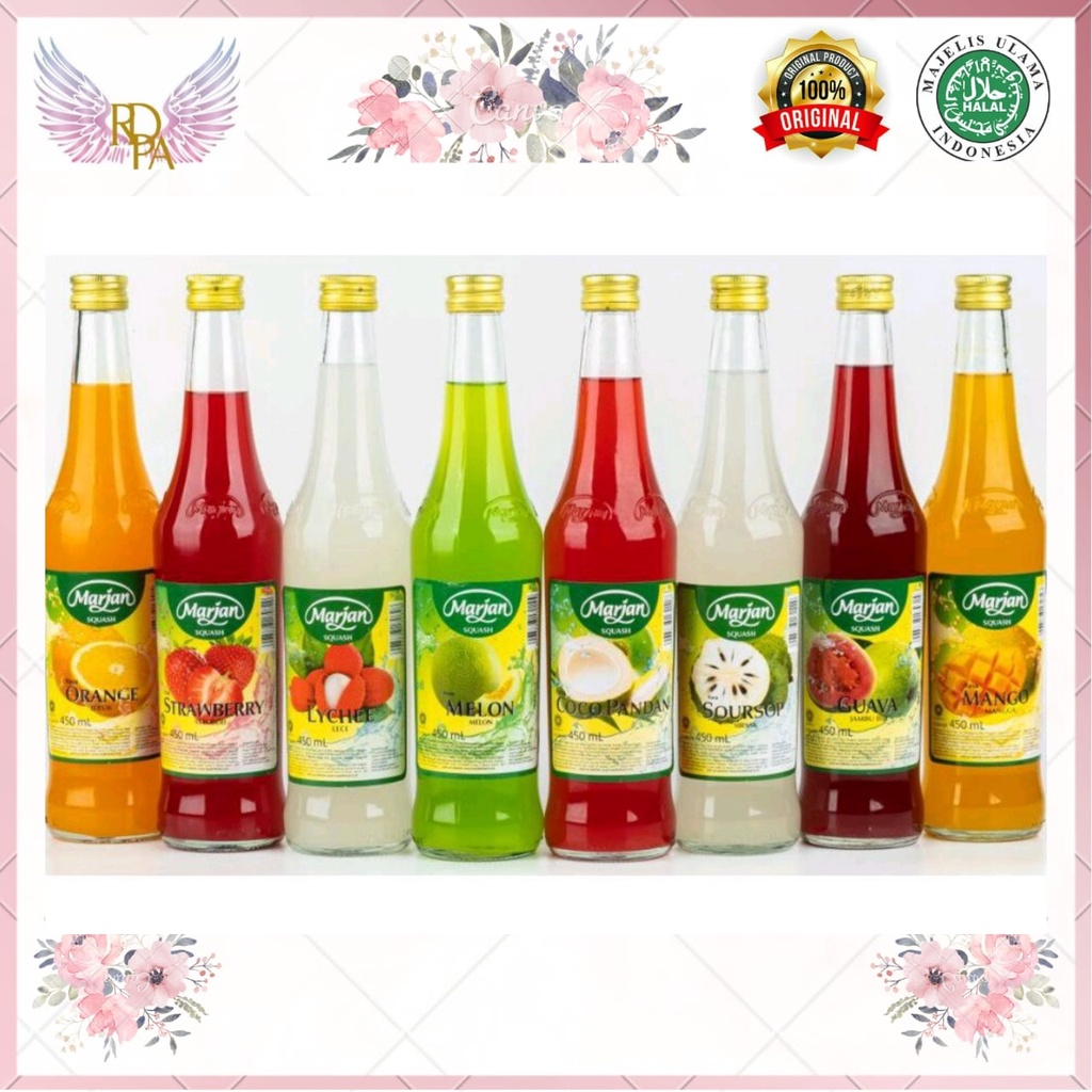 

Marjan Squash Syrup 450ml / Sirup Marjan Squash 450ml All Varian