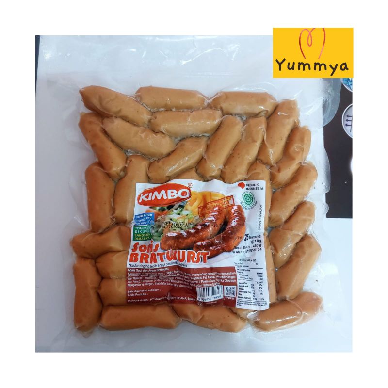 

Kimbo sosis bratwurst 450gr