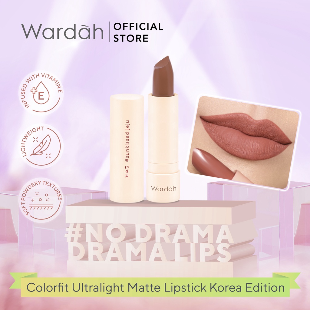 ✨ AKU MURAH ✨ Wardah Colorfit Ultralight Matte Lipstick 3.6 gr Series