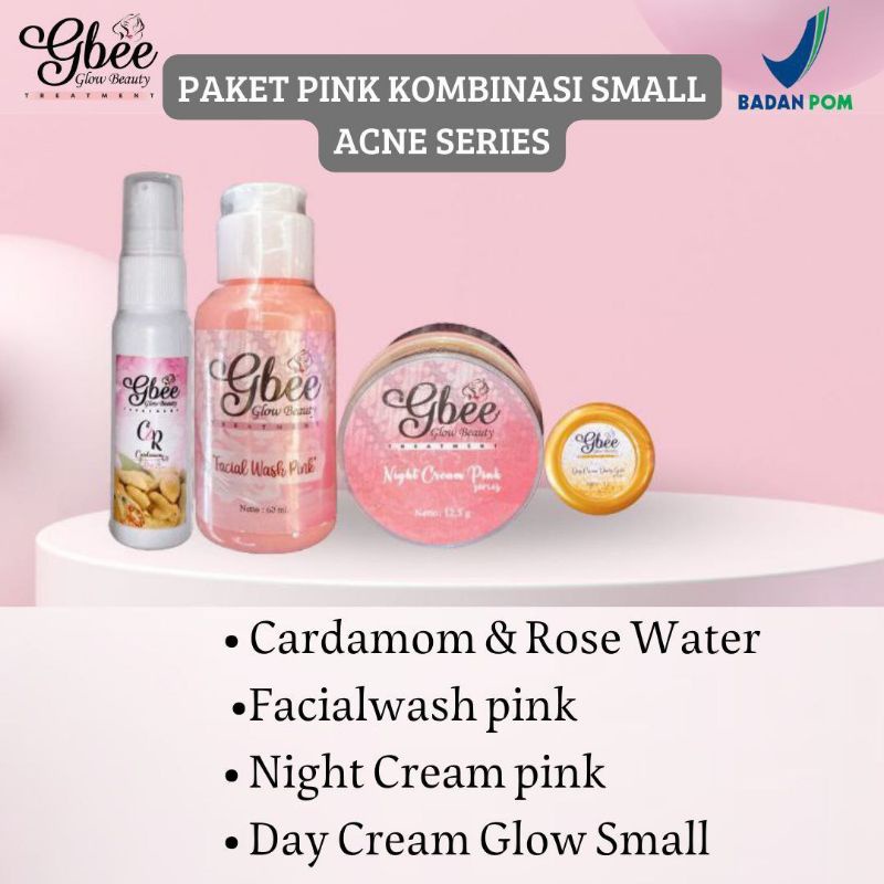 Miffglow - FREE Gift- Gbee Glow Beauty paket acne kinclong small with Cardamon