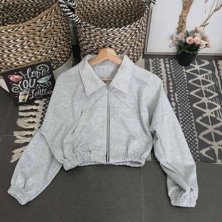 TREND KEKINIAN VADA JACKET CROP SLETING OVERSIZE | JACKET WANITA CROP KOREA | JAKET PREMIUM WANITA K