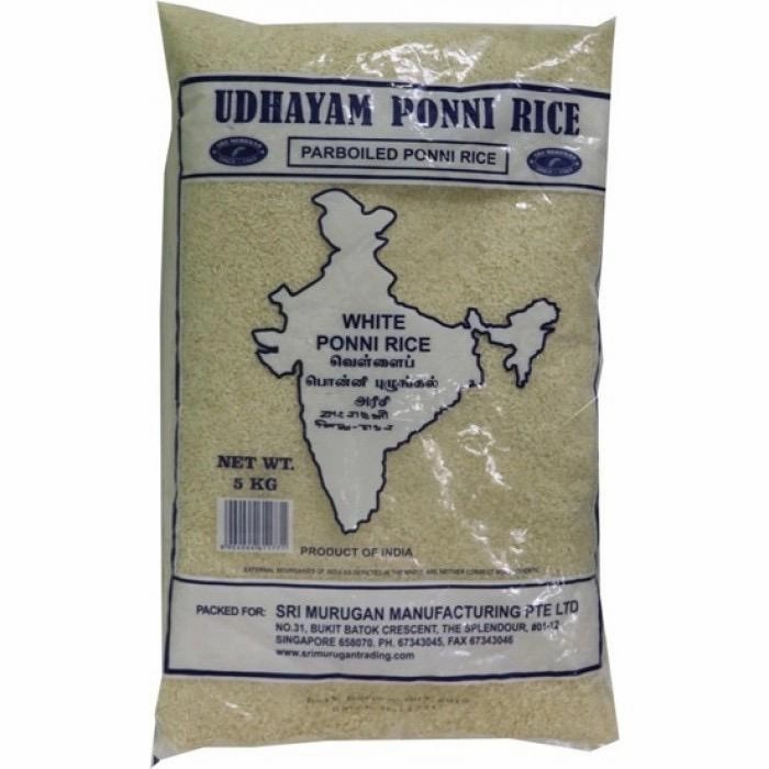 

Udhayam White Ponni Rice 05Kg