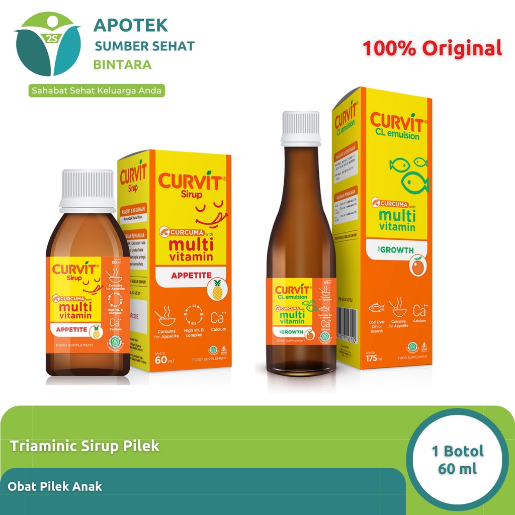 Curvit Vitamin Penambah Nafsu Makan Anak