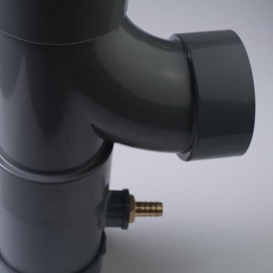 Diffuser airlift skimmer kolam koi ukuran 2 inch paket dengan Tee Yee