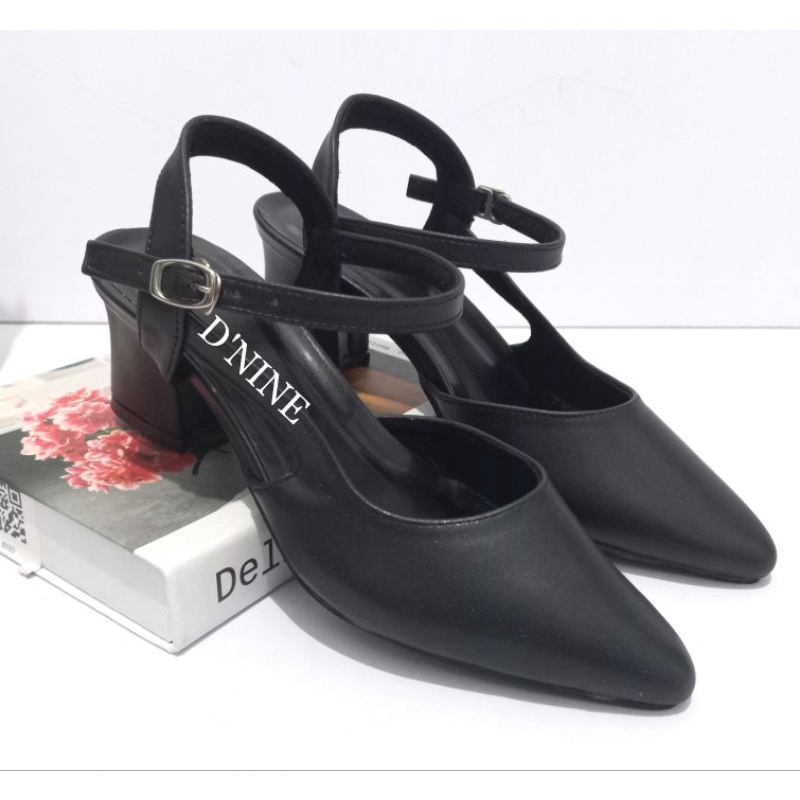 DILLA HD 08 Sepatu Wanita sepatu hak mules 5cm