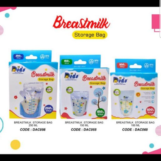 Dodo  Breast Milk Kantong Asi BPA FREE