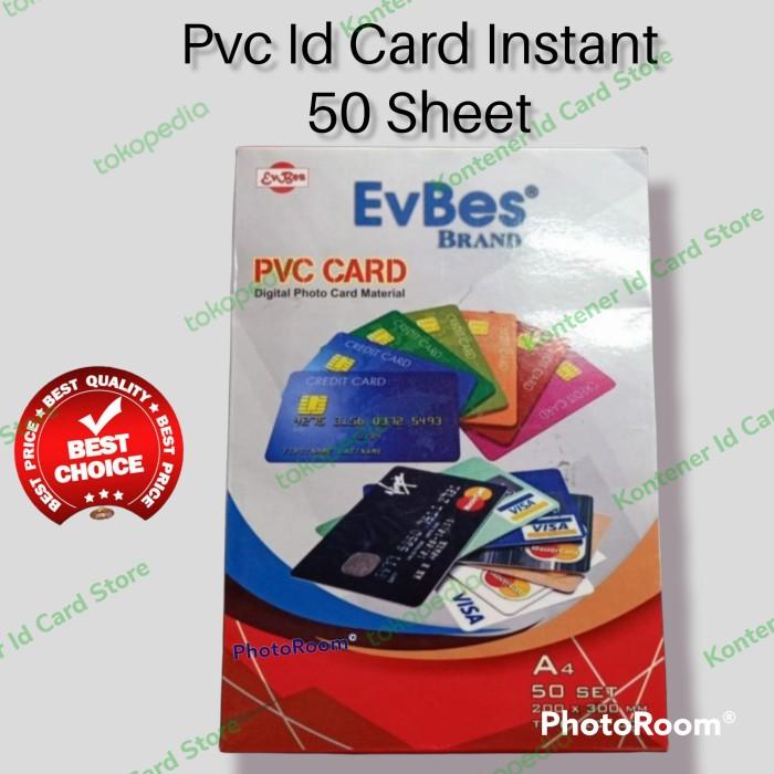 

Kertas Pvc Id Card A4 isi 50/Bahan Pvc Id Card