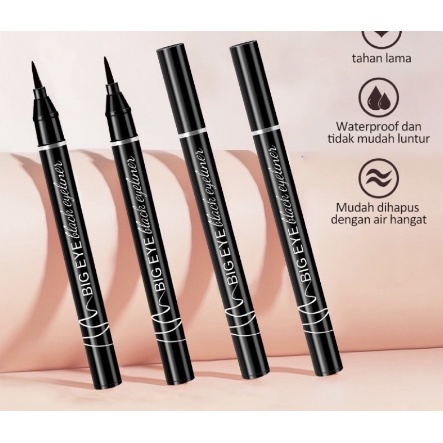 SUAKE Eyeliner Pen Waterproof Long Lasting 24 Hours Waterproof Liquid Eyeliner Pen / Suake Eyeliner Pen / Eyeliner Spidol