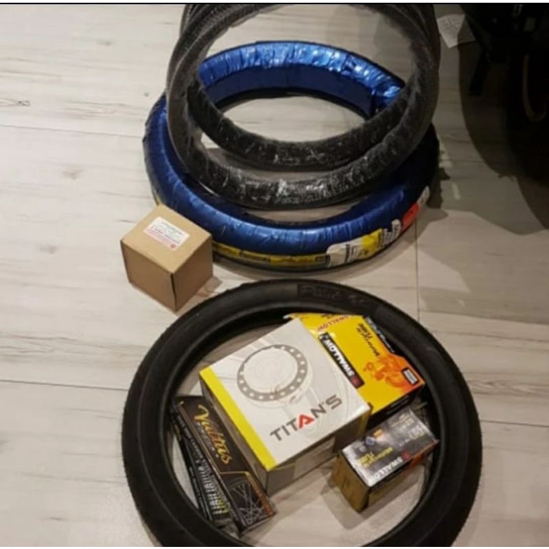 Paketan Velg Set Ninja RR Crv Japan 17 x 185 215 tromol jari ban michelin