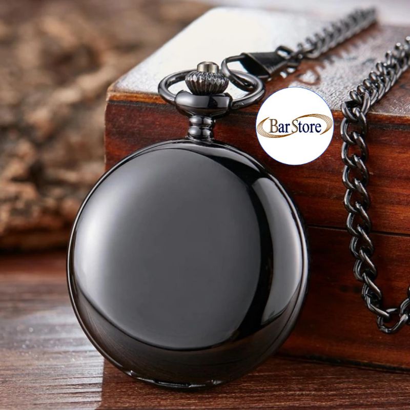 Kado Hadiah Ulang Tahun Unik - Jam Unik Saku Vintage Pocket Watch - Jam Saku Antik Kuno - Jam Tangan Unik Keren Saku Vintage Kalung Kenang Kenangan Souvenir Pernikahan Hadiah Kado Ultah