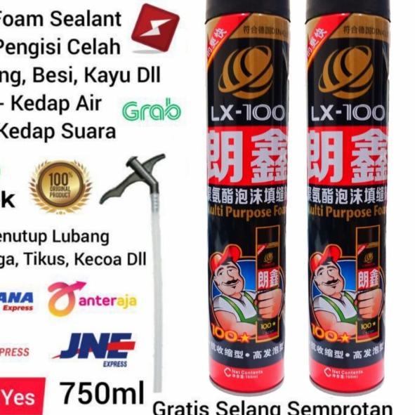 

PU Sealant Foam Spray PU Busa Foam Sealant Polyurethane Foam PU Foam - Kaleng Coklat