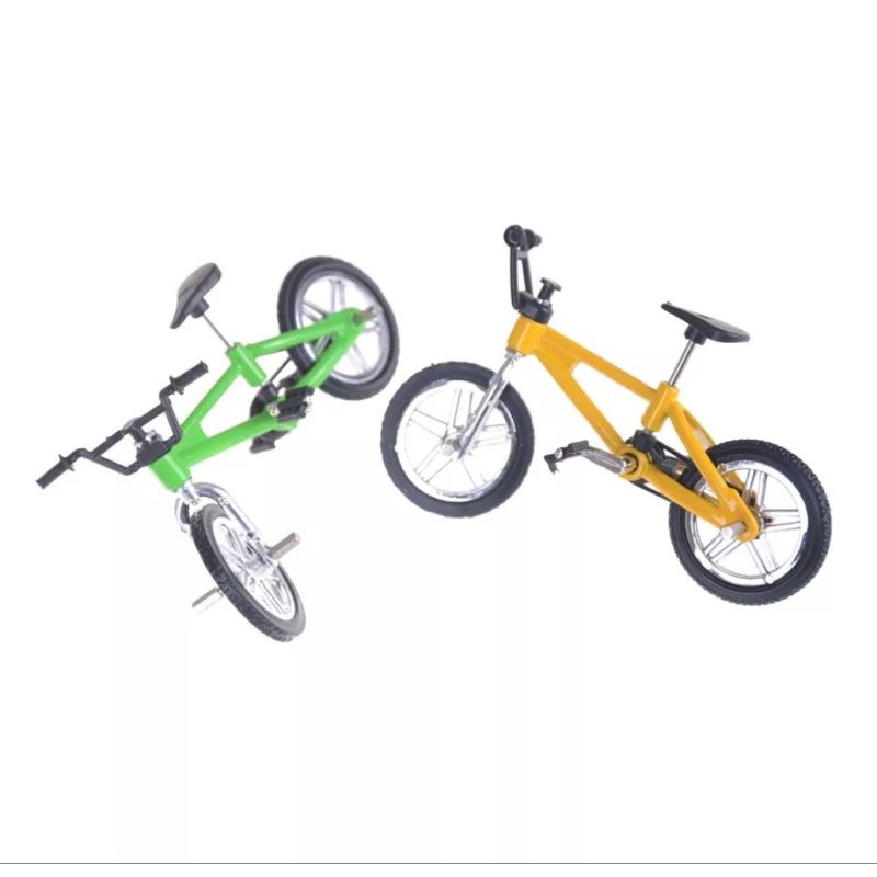 Mainan Sepeda Jari Diecast Miniatur Sepeda BMX Mini Finger board bicycle Fingers Game