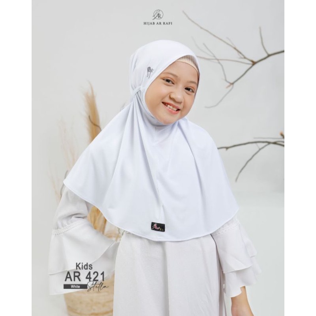 hijab anak instan arrafi jilabab kid tali kerudung bocil ar 421  kids