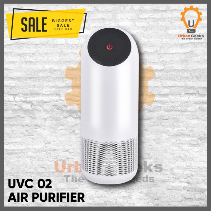 TERBARU Car UVC Aroma Air Purifier UVC 2 HEPA Filter
