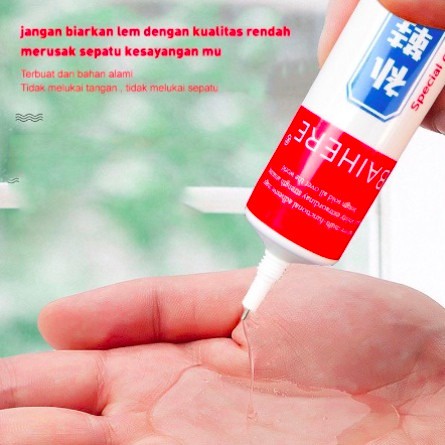 

LEM SERBAGUNA Tahan Air Super Kuat 60 ML Tanpa Bekas Dan Tidak Bau Lem Perekat Sepatu Baihere 60ml Super Kuat