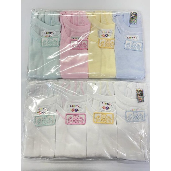 LIBBY Singlet Dalam Newborn isi 4 pcs
