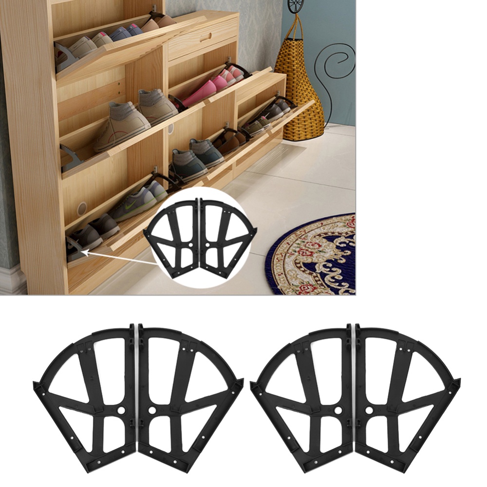 Braket Rak Sepatu Lipat / Shoes Drawer Cabinet Hinges Frame / Alat Membuat Rak Sepatu Tersembunyi