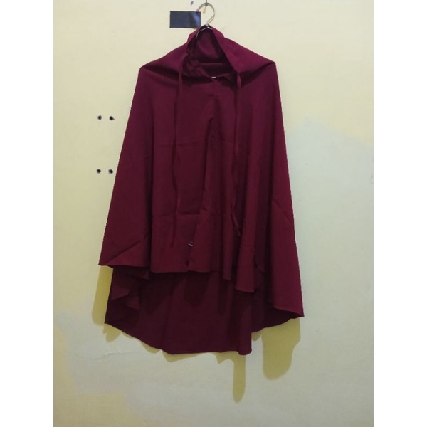 Jilbab Bergo maryam Jumbo Syari Polos wolfis