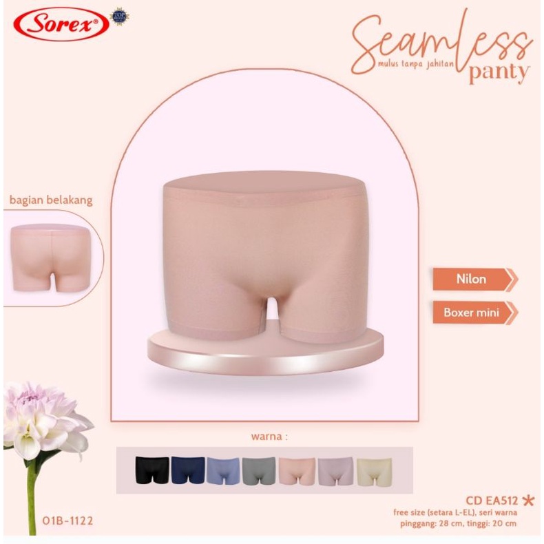 Celana Dalam wanita Sorex EA 512 boxer seamless