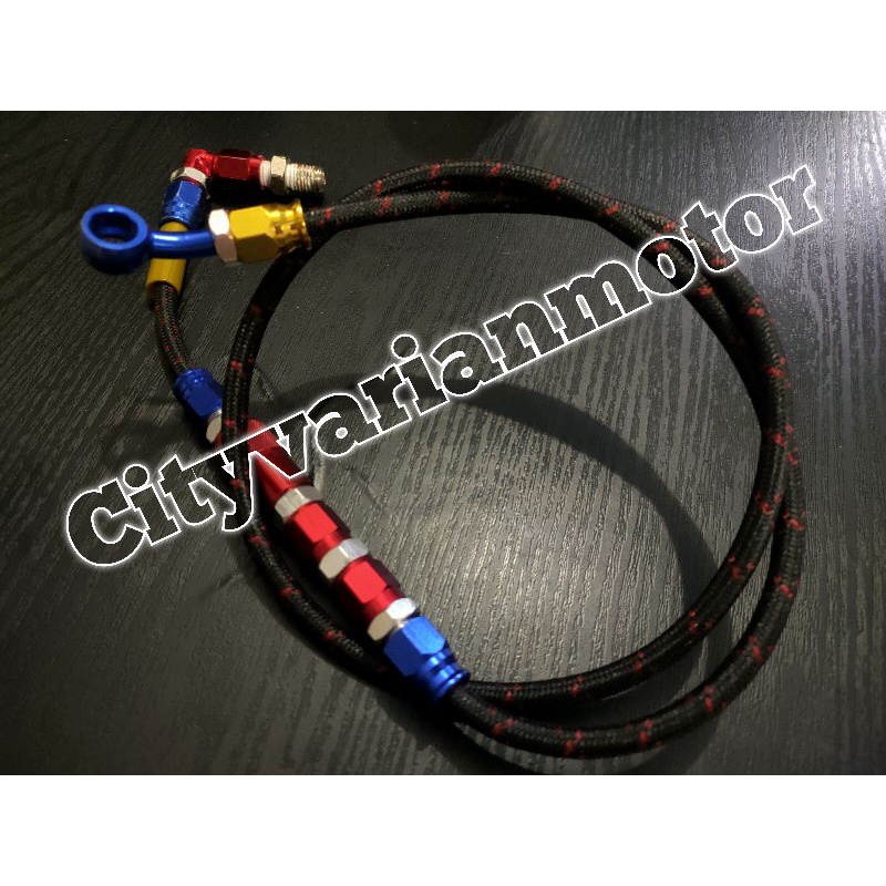 Kabel Selang Rem Depan PSI Serat 95CM Thailand Universal