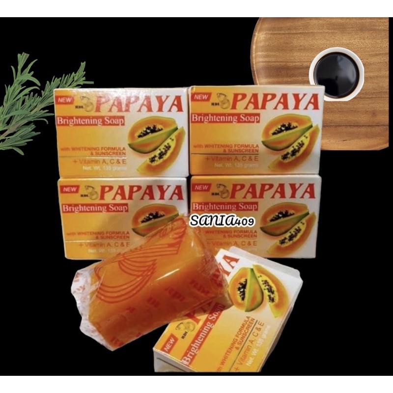 RDL Papaya Brightening Soap Philippines - Sabun Pencerah Pepaya Filipina Halal BPOM