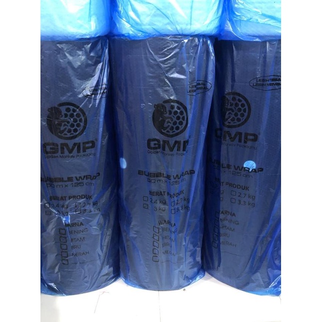 

Bubble wrap Bening / hitam Tebal 125cm x 50M merk GMP 3KG - Bening