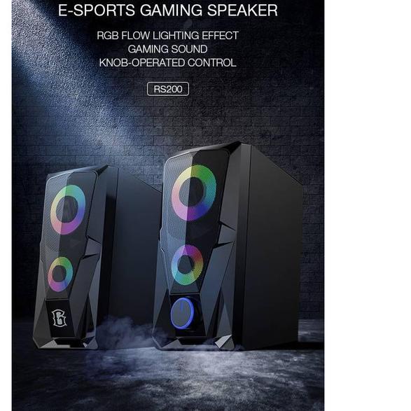Speaker Robot RS200 Powerfull Bass For Speaker Komputer | PC | Laptop