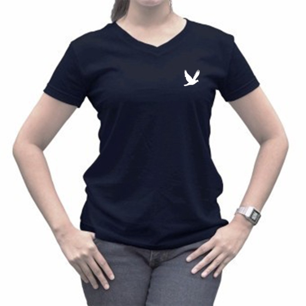 GSC - Kaos Vneck BIRD / Bahan spandex , 1kg muat 7 pcs , fit to L