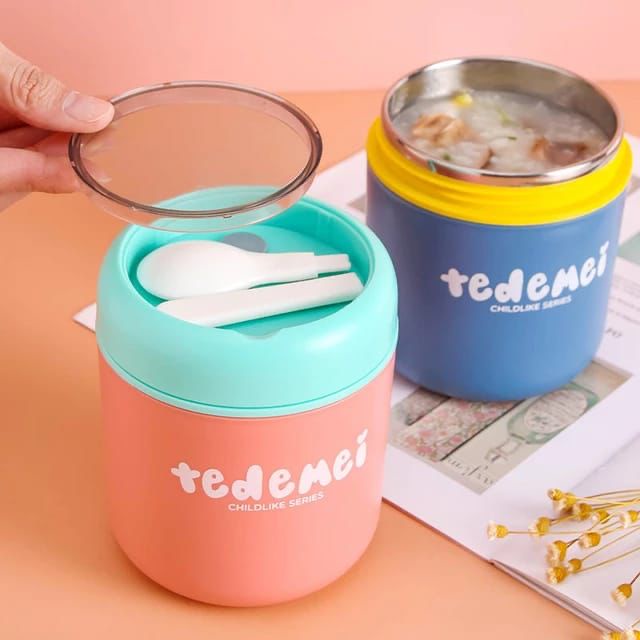 TEDEMEI 304 Stainless Steel Soup &amp; Thermos Soup Cup 530ml ( Bintang Acc )