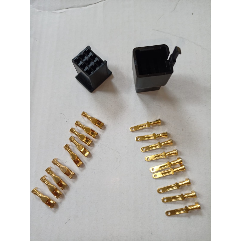 SOKET KABEL 9 PIN SKUN KECIL HIJAU / SOCKET KABEL 9 PIN SKUN KECIL / KONEKTOR