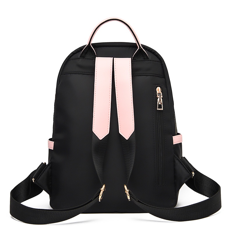 TAS RANSEL WANITA KOREA ANTI AIR HITAM BELLATOR GENDONG BACKPACK IMPORT TA698B5 PUNGGUNG SEKOLAH KULIAH KERJA CEWEK MURAH LUCU FASHION REMAJA KEKINIAN BRANDED BATAM