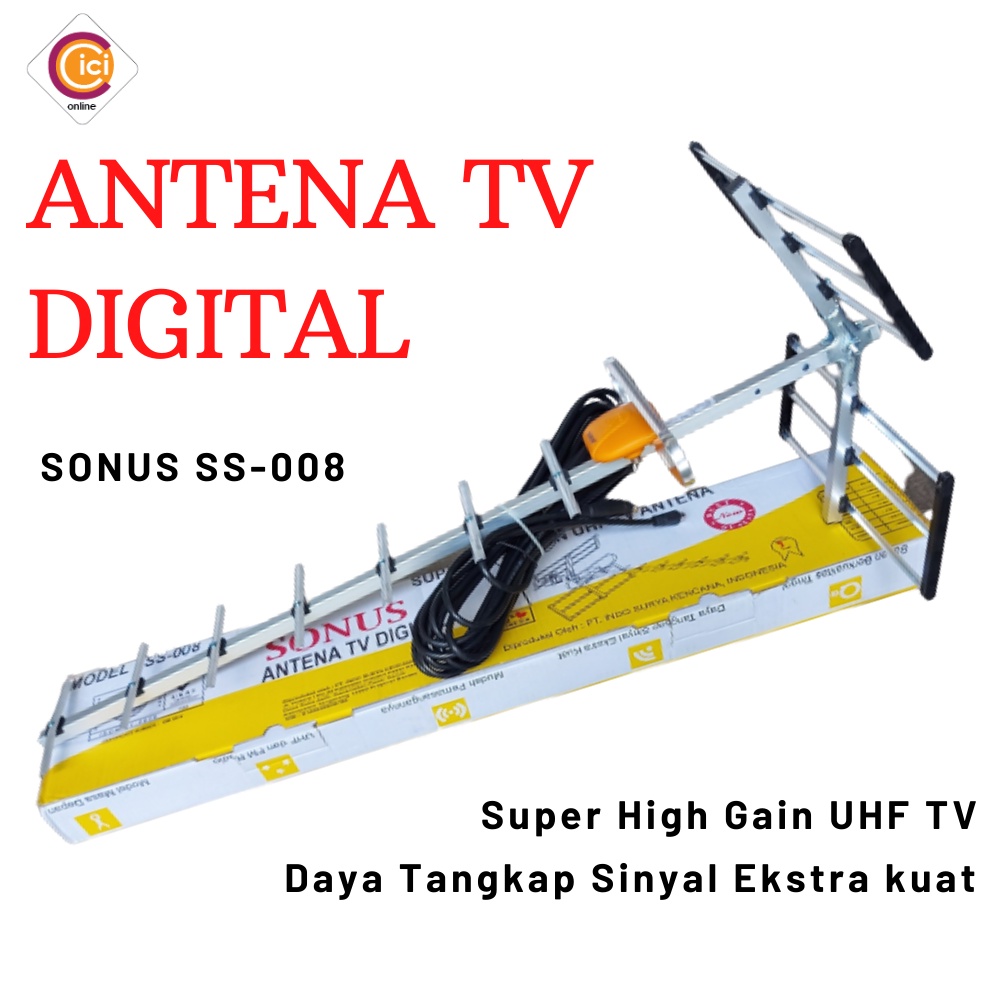 Antena TV Digital Outdoor High Gain UHF Antena Luar