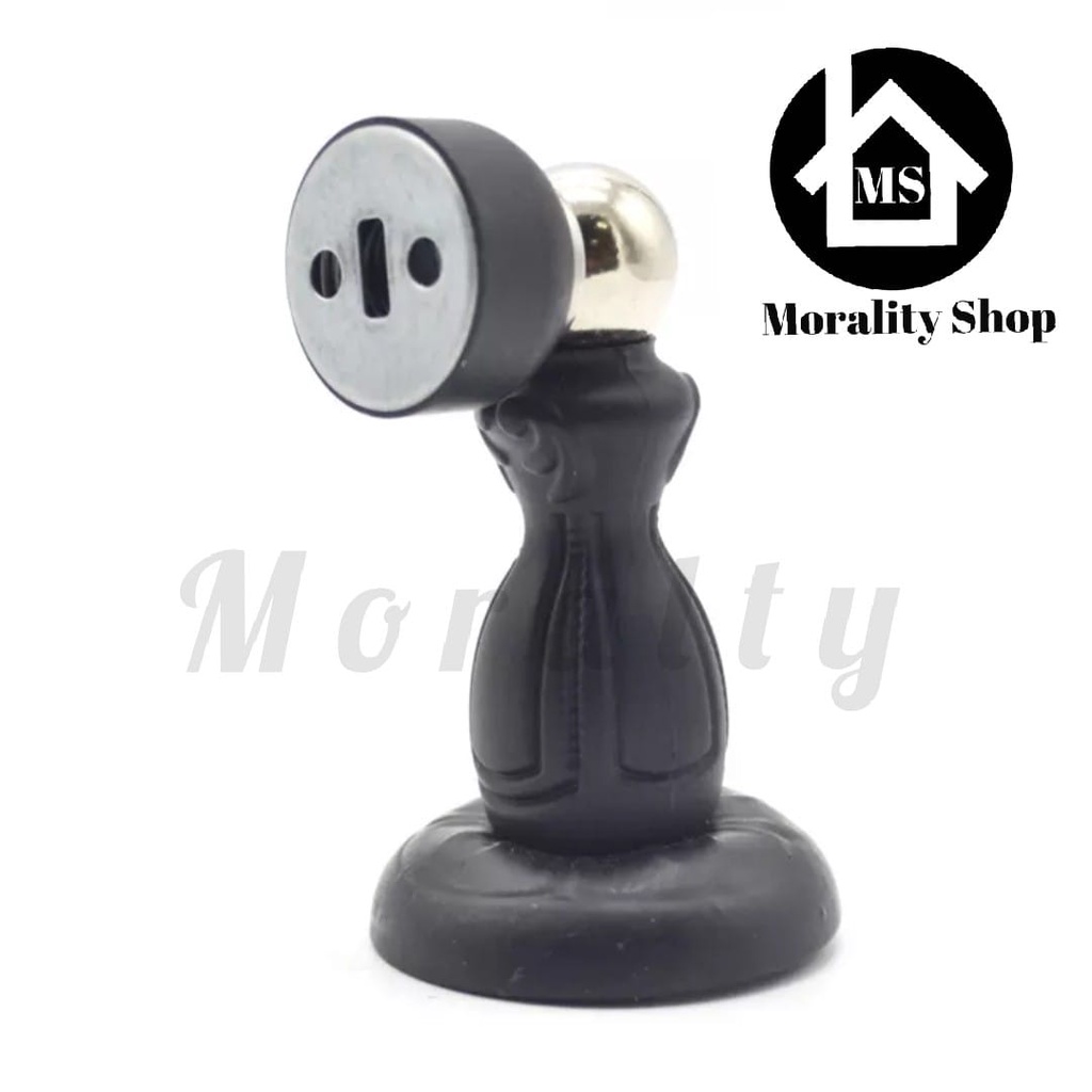 Door Stop Magnet Hitam Murah 686 DoorStop Penahan Pintu Ganjelan Pintu Door Stopper Stainless BLack